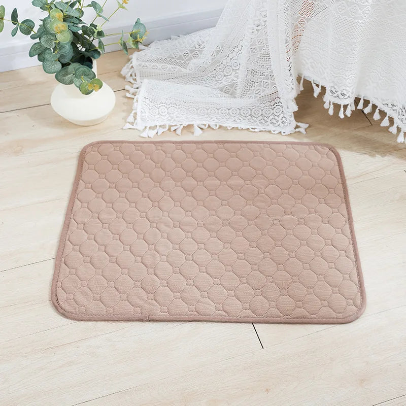 NONECN Washable Dog Pee Pad Blanket Diaper Mat For Training