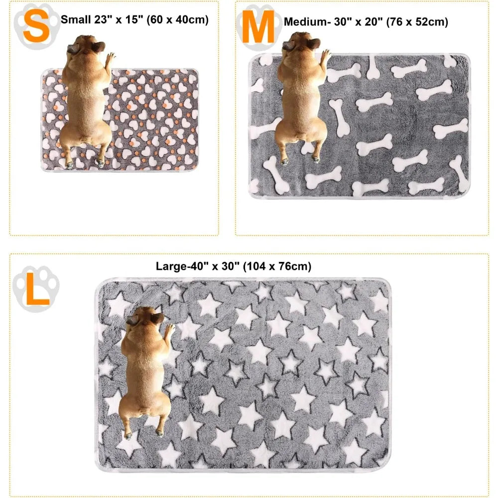 StarLoveBone Cat And Dog Blanket Soft Warm Fleece Pet Throw