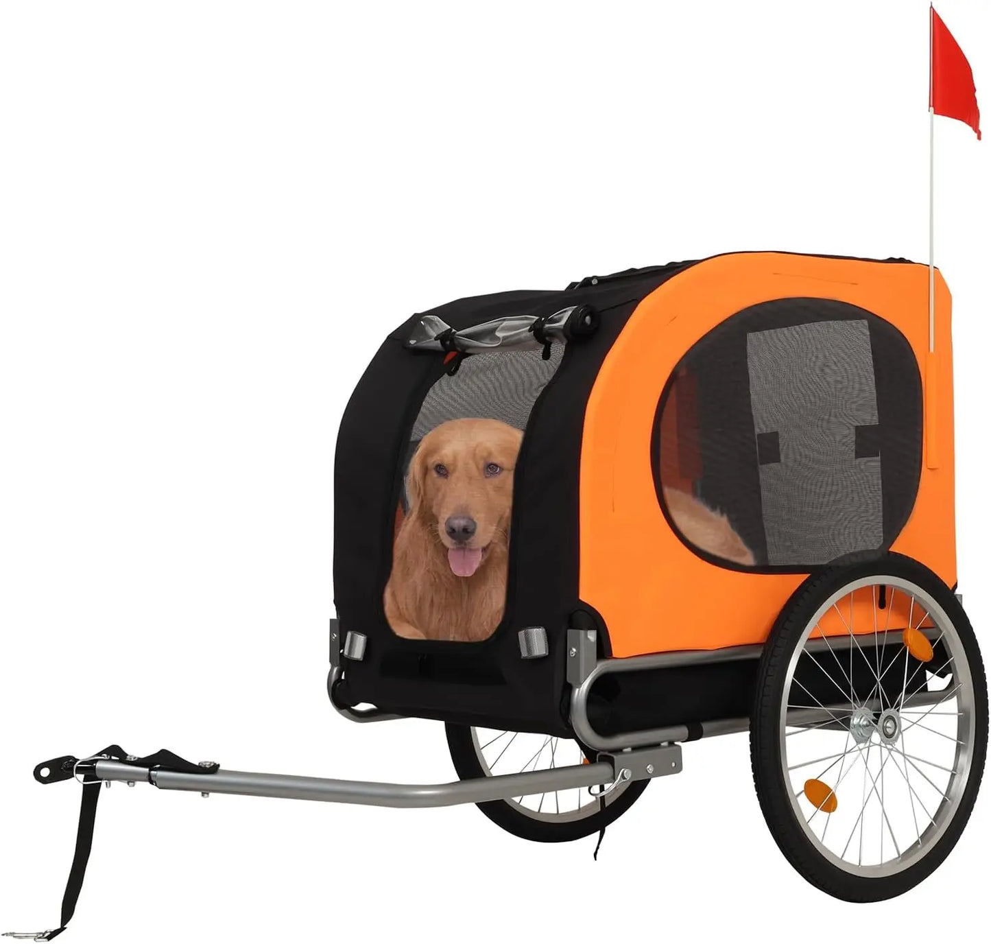 TWISTER.CK Dog Bike Trailer Carrier Foldable Oxford Fabric