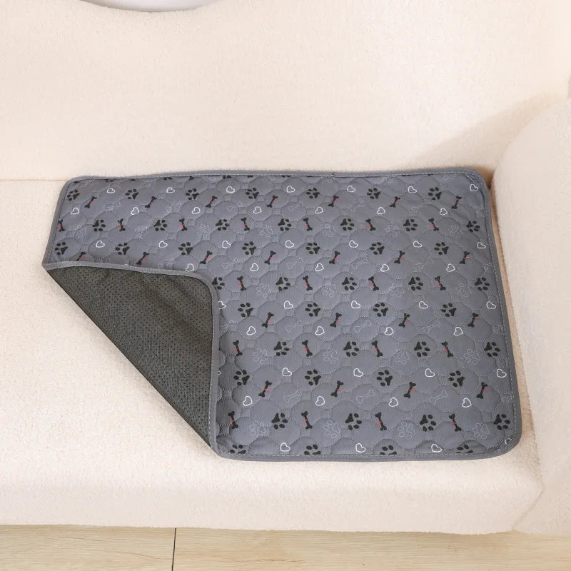 NONECN Washable Dog Pee Pad Blanket Diaper Mat For Training