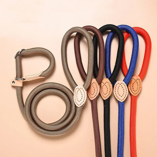 Adjustable Collar Harness Dog Leash Nylon Pet Lead Leash Dog Harness Durable Rope Belt Lightweight Dog Accessories Cat Collar