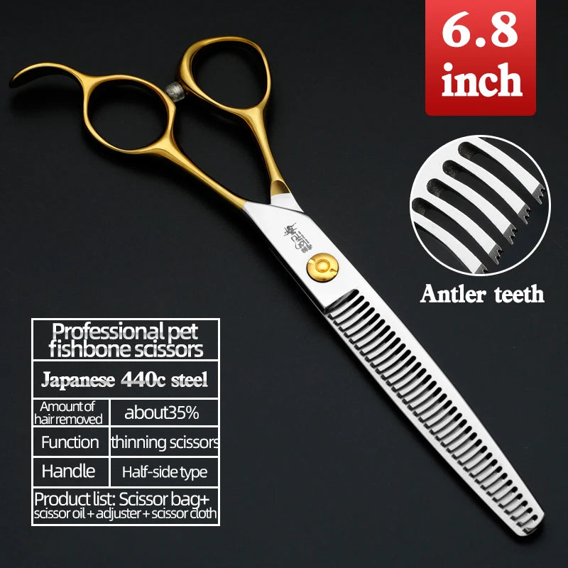 Sakura Dance Professional Pets Scissors Grooming Set For Dogs 440C