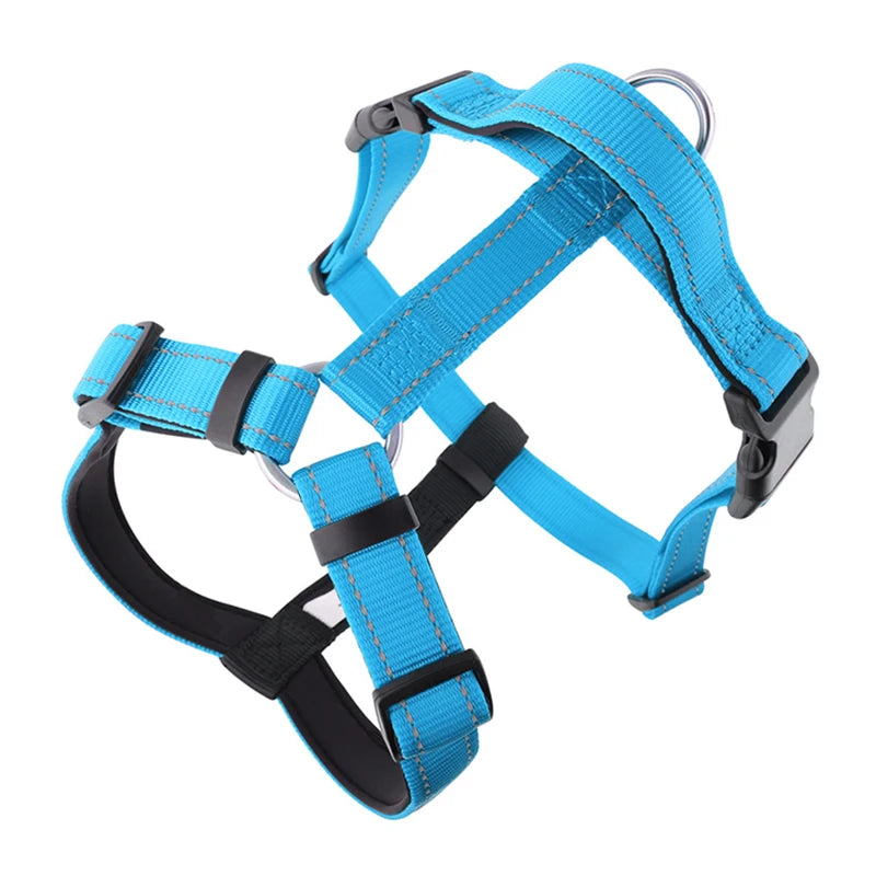 MeowVista Reflective H-Shaped Dog Harness Nylon Chest Strap
