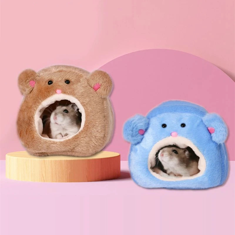 NONECN Hamster Soft Warm Bed Hammock Nest And Mat Set