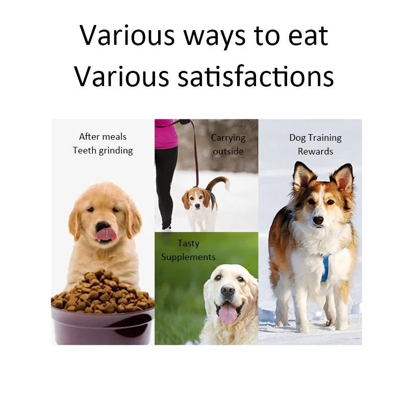 Dog Teething Sticks Mixed Flavor Tooth Cleaning Bone