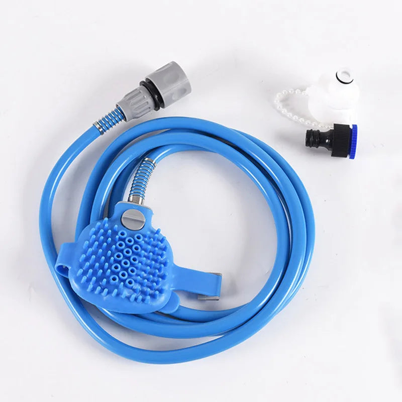Dual Pet Bathing Brush And Shower Tool For Dogs Cats
