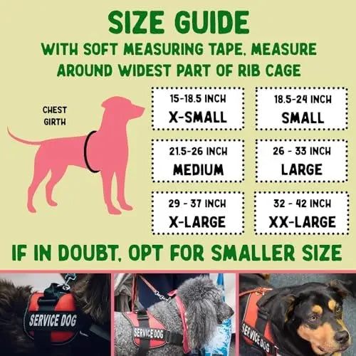 YTYIN Emotional Support Dog Vest with ID Tag ADA Cards
