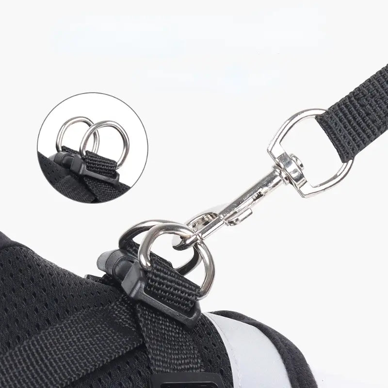 NONECN Reflective Mesh Dog Harness Vest With Adjustable Easy Control