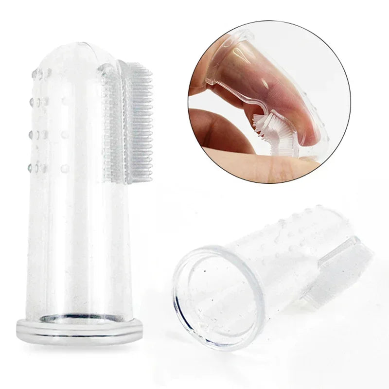 Super Soft Pet Finger Toothbrush for Dogs and Cats