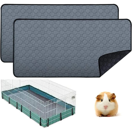 NONECN Guinea Pig Cage Lining Washable Non Slip Urinary Pad For Small Animals