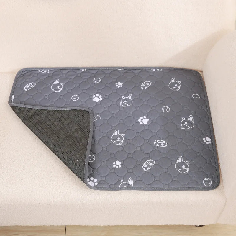 NONECN Washable Dog Pee Pad Blanket Diaper Mat For Training