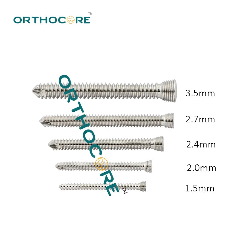 1.5mm Stainless steel Locking Screws LCP Veterinaria Pets Orthopedic Sugical Instruments Tools Medical Supplies and Equipments