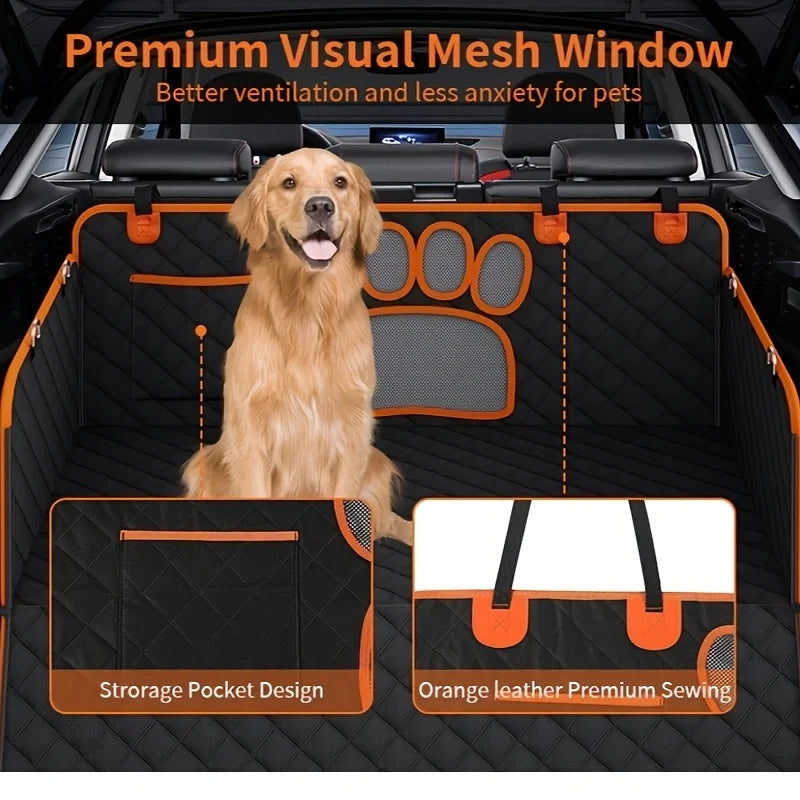 NONECN Dog Seat Cover Hammock For Cars Scratch Resistant Waterproof