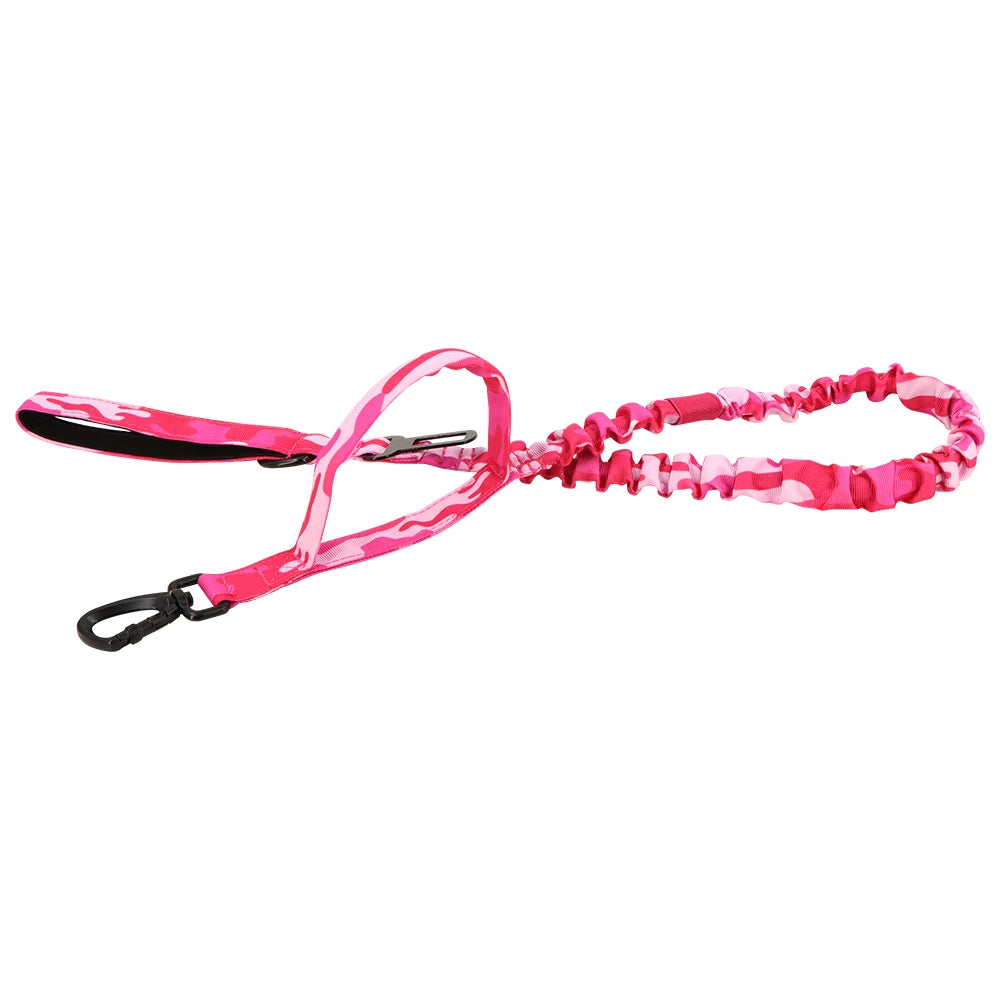 PETRAVELCN Military Dog Leash With Quick Release And Dual Handles