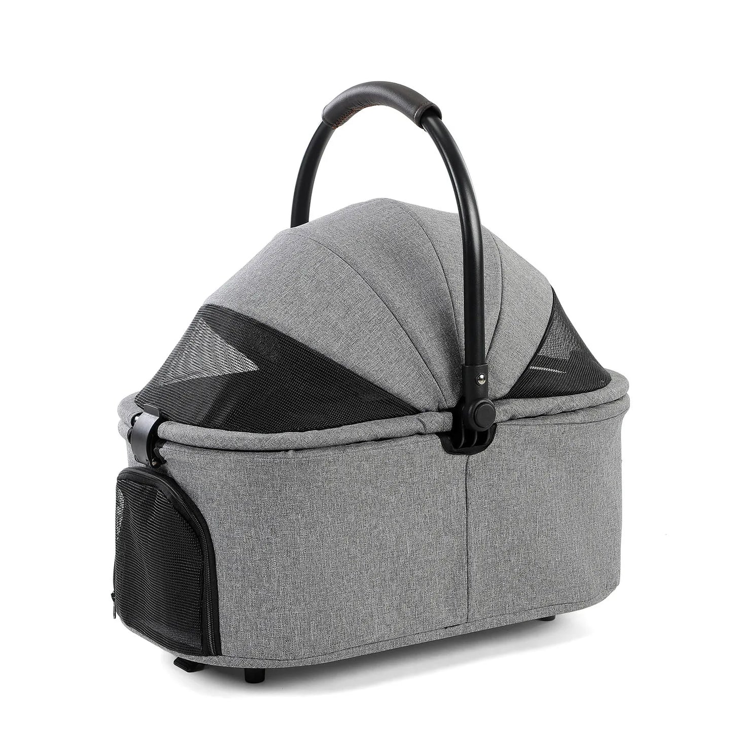 Three-In-One Pet Stroller With Removable Carrier For Small Pets