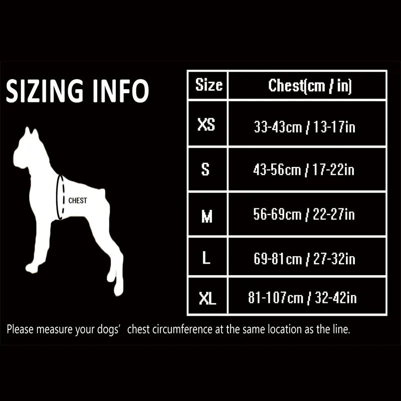 Winhyepet Reflective Training Dog Vest Harness Nylon