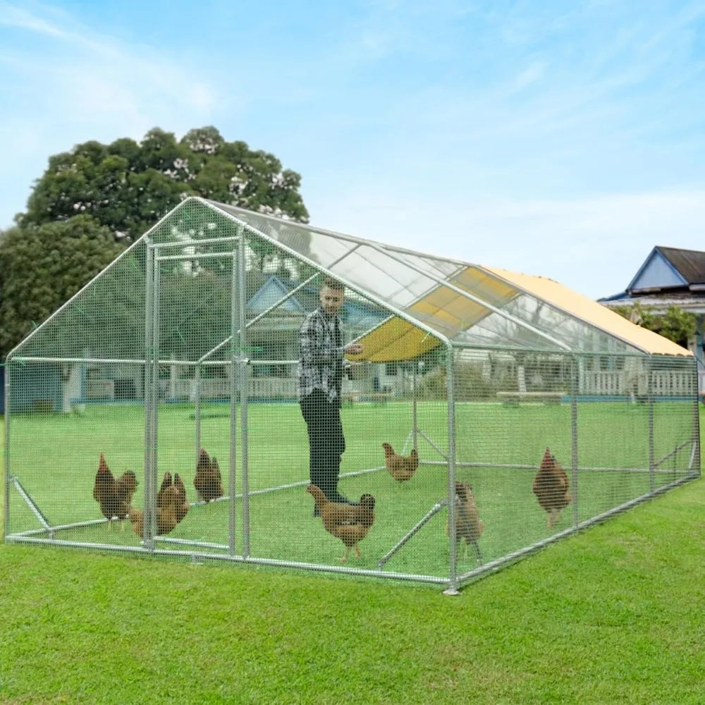 Tangxu Chicken Coop Run Upgrade With Galvanized Netting