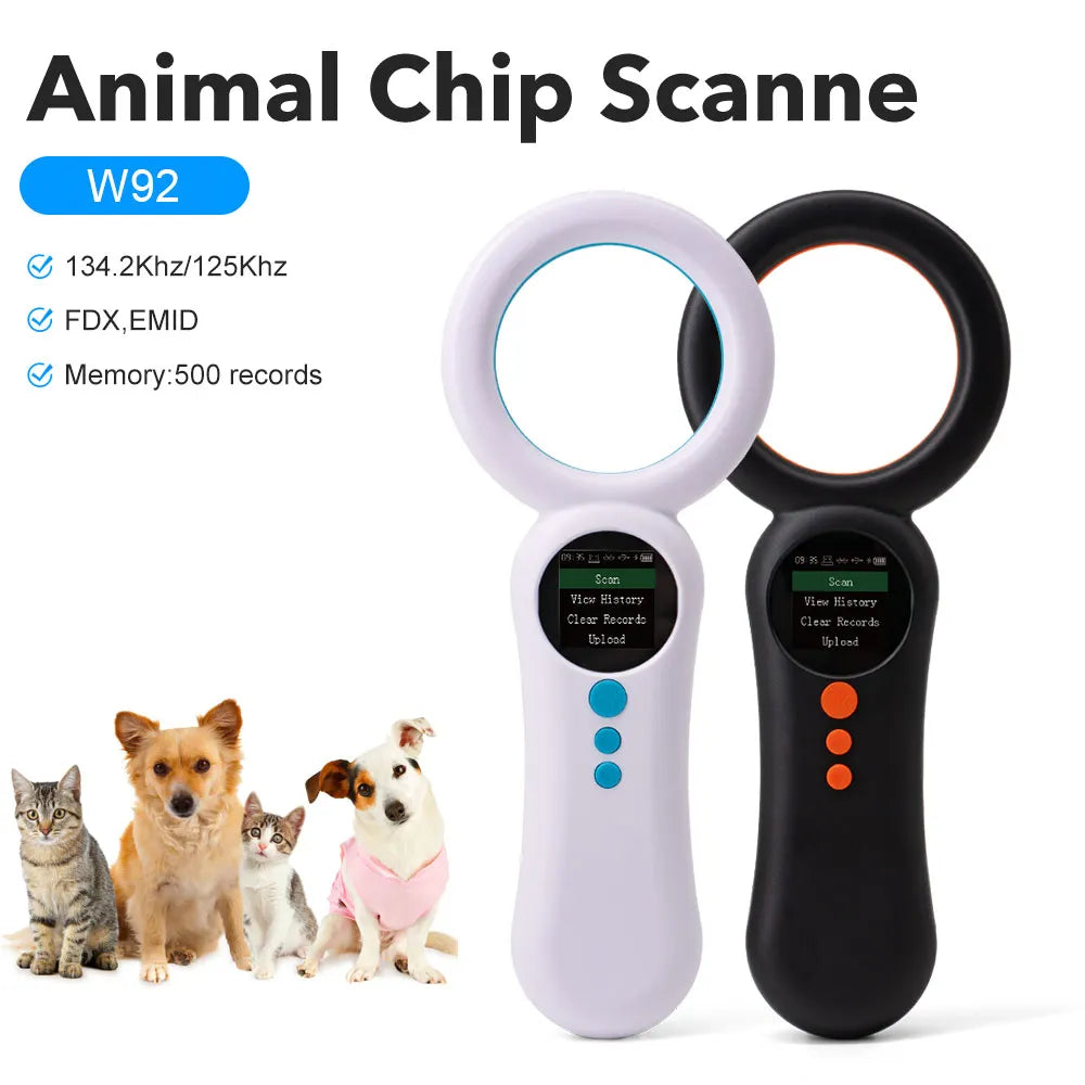 JIAN BOLAND W92 Animal Microchip Reader RFID Scanner For Pets