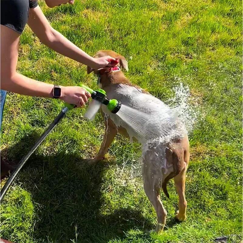 High Pressure Sprayer Nozzle Hose 3 Mode Adjustable Dog Wash
