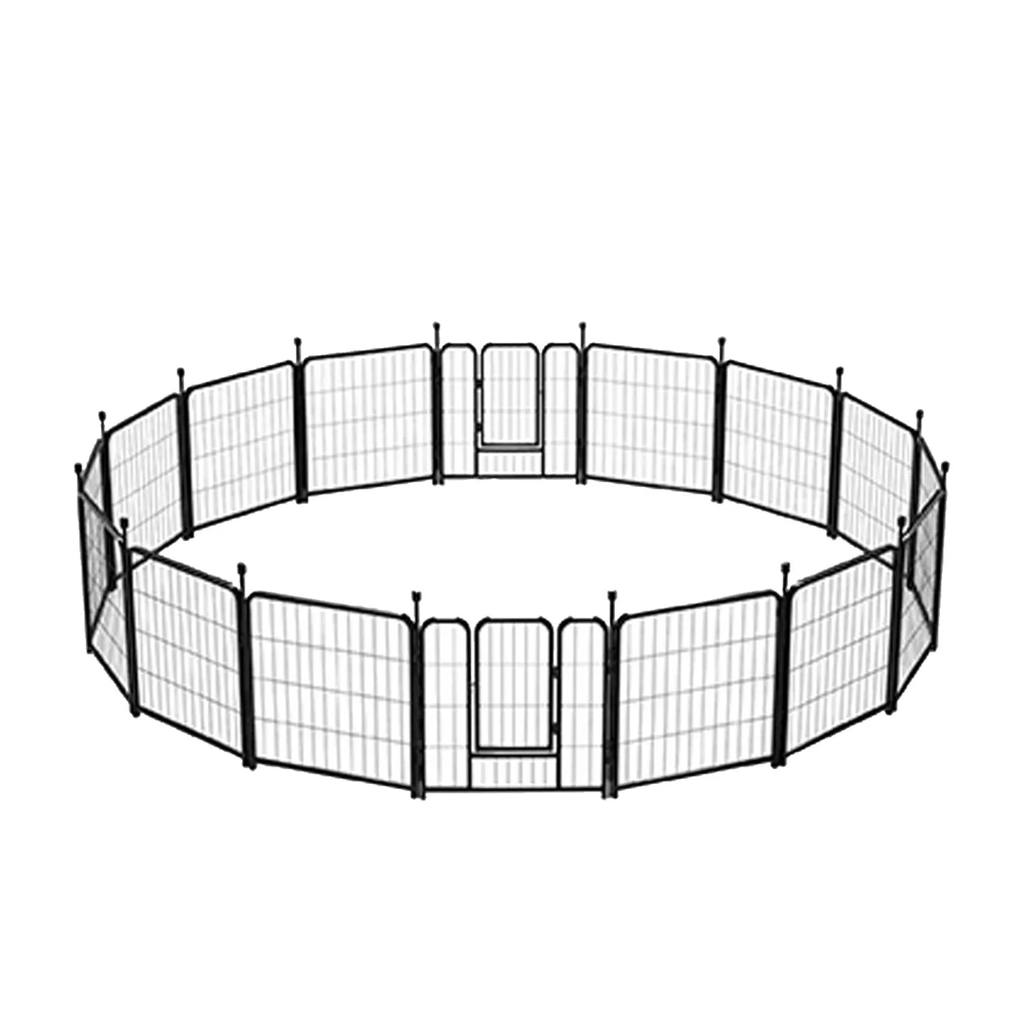 Hign-concerned Pet Exercise Playpen 16 Panels Sound Cover