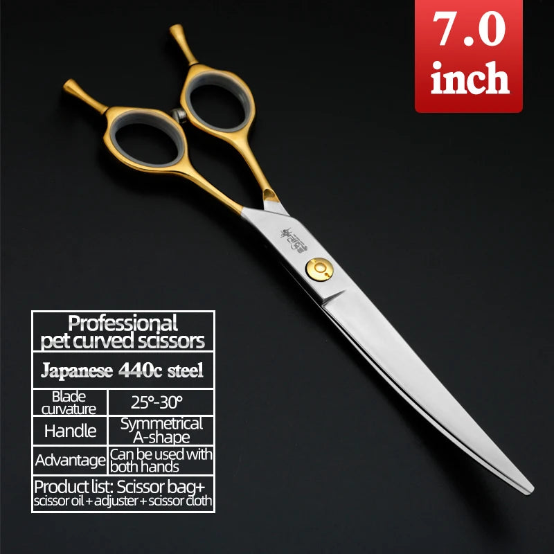 Sakura Dance Professional Pets Scissors Grooming Set For Dogs 440C