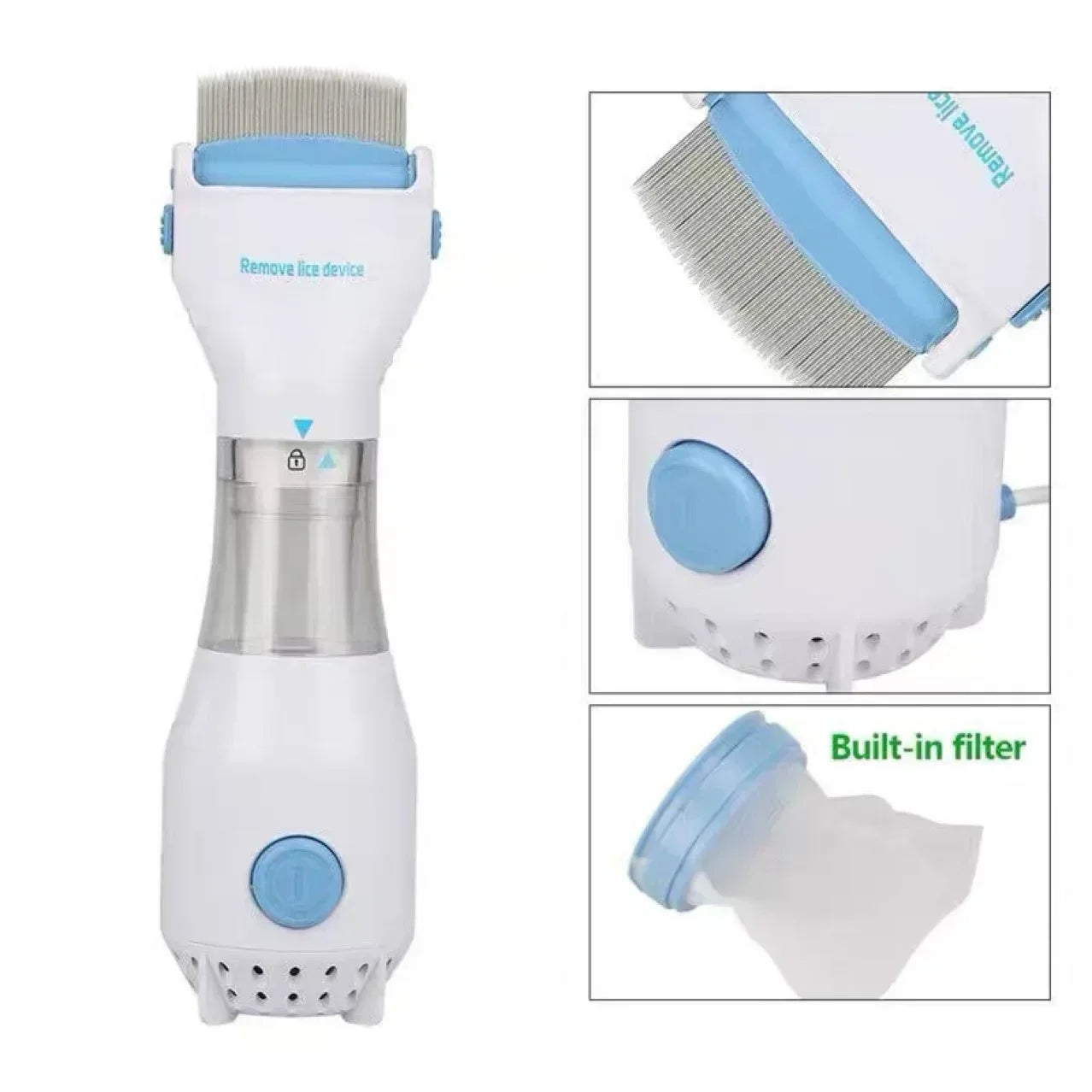 YTYIN Pet Electric Lice Grabber Comb For Cats And Dogs