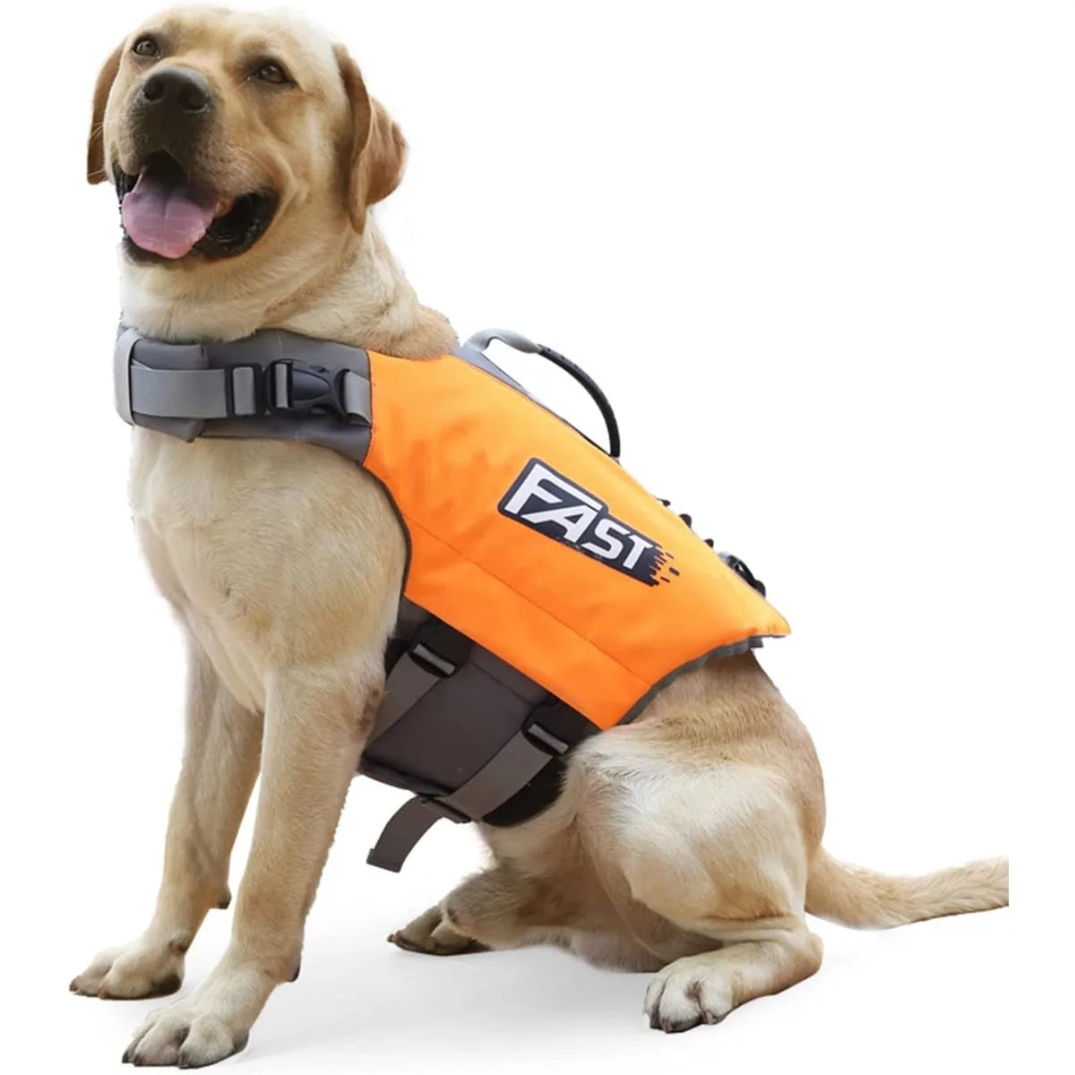 Dog Flotation Vest Adjustable Ripstop Polyester Life Jacket