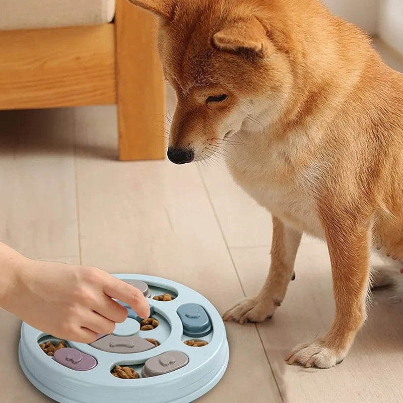 Dog Slow Feeder Hiding Bowl Educational Toy For Interactive Feeding