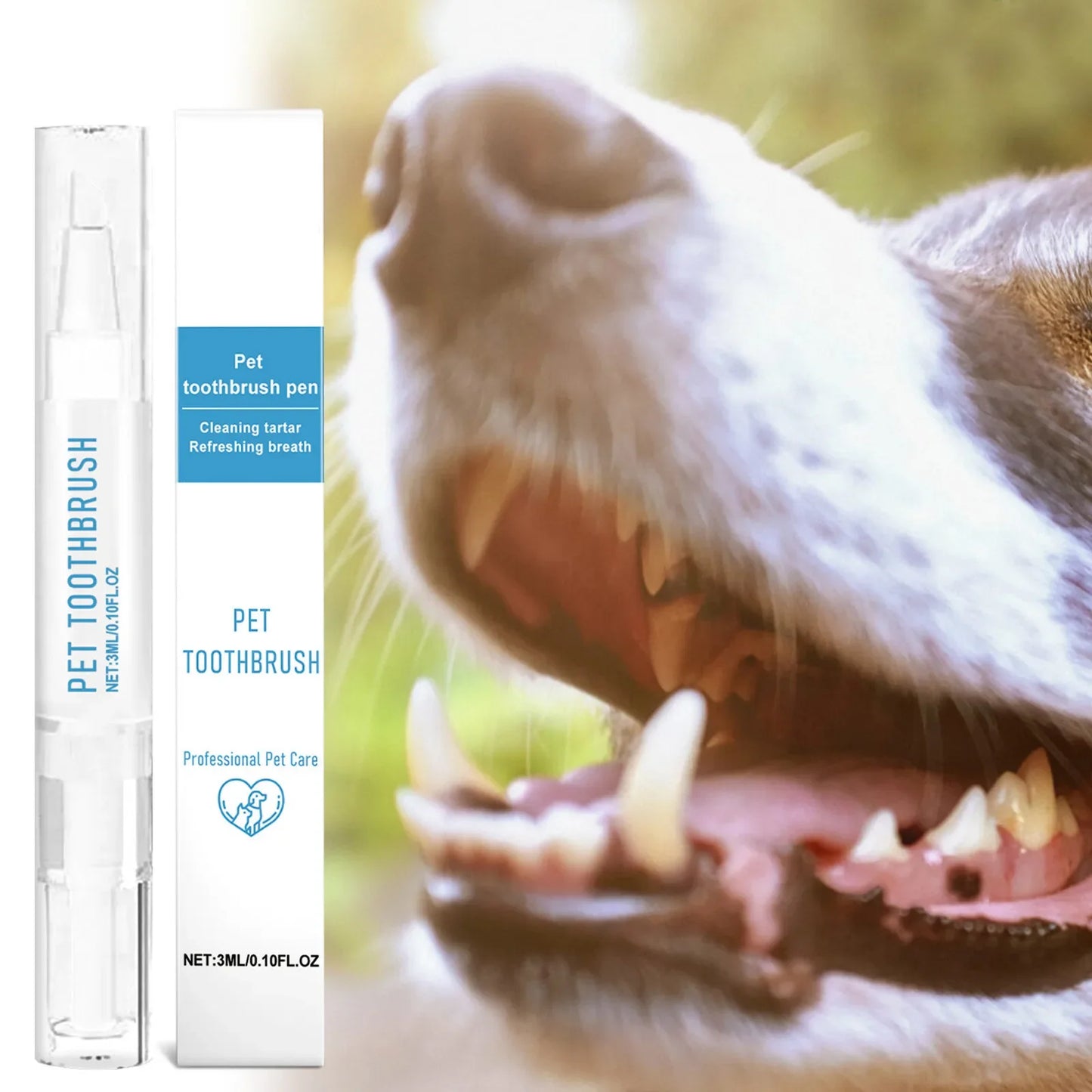 Pet Toothbrush Pen All In One Teeth Cleaning For Pets