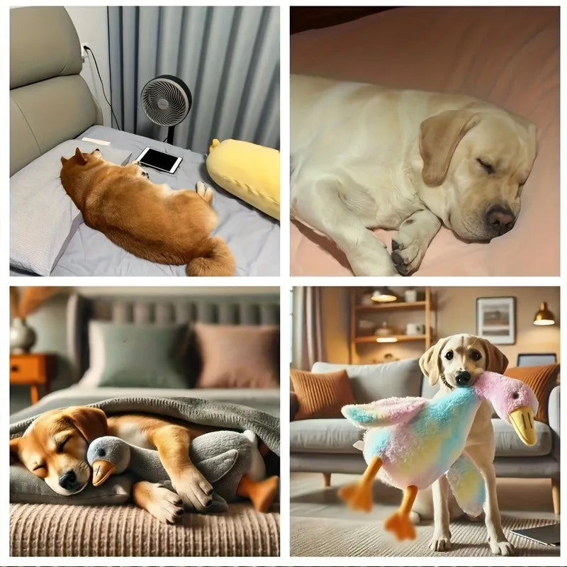 Soft Duck Plush Toy For Pets And Cats Dogs Calming