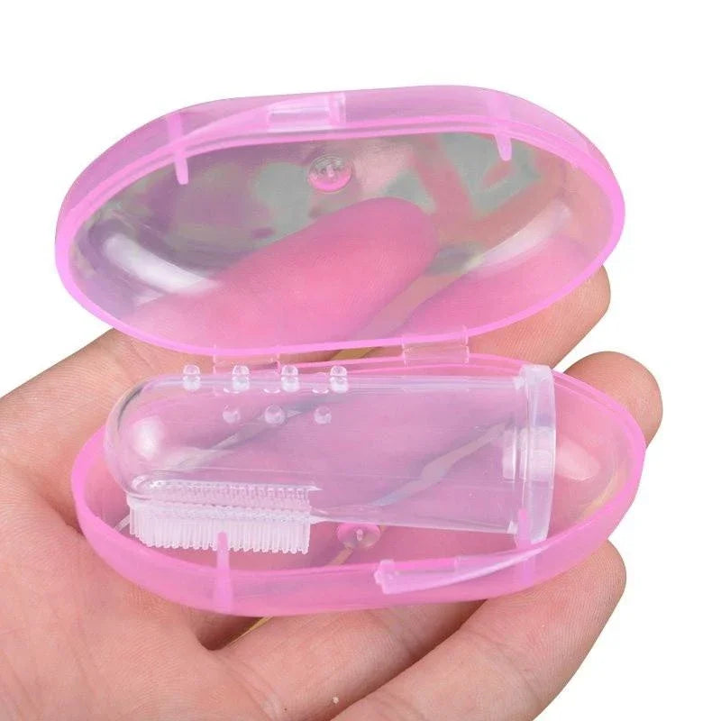 Super Soft Pet Finger Toothbrush for Dogs and Cats