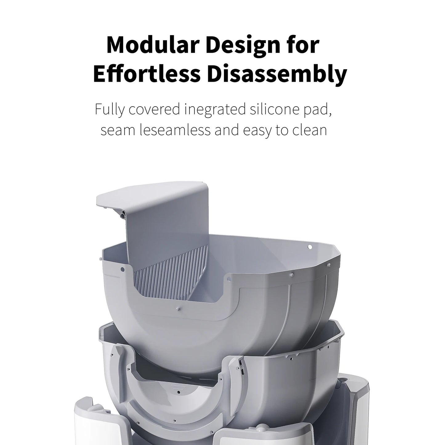 Furoomate F6 Self Cleaning Litter Box Open Top Automatic