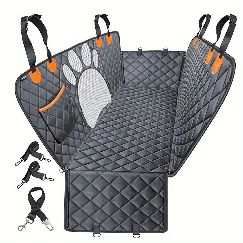 NONECN Dog Seat Cover Hammock For Cars Scratch Resistant Waterproof