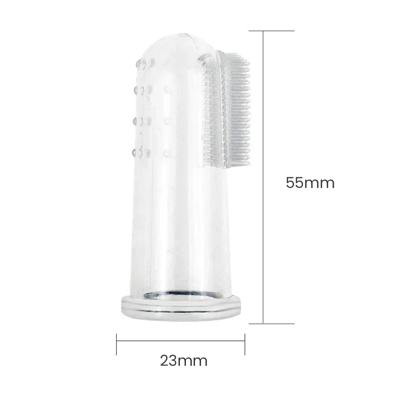 Super Soft Pet Finger Toothbrush for Dogs and Cats