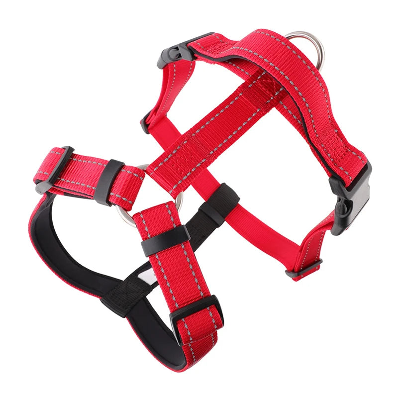 MeowVista Reflective H-Shaped Dog Harness Nylon Chest Strap