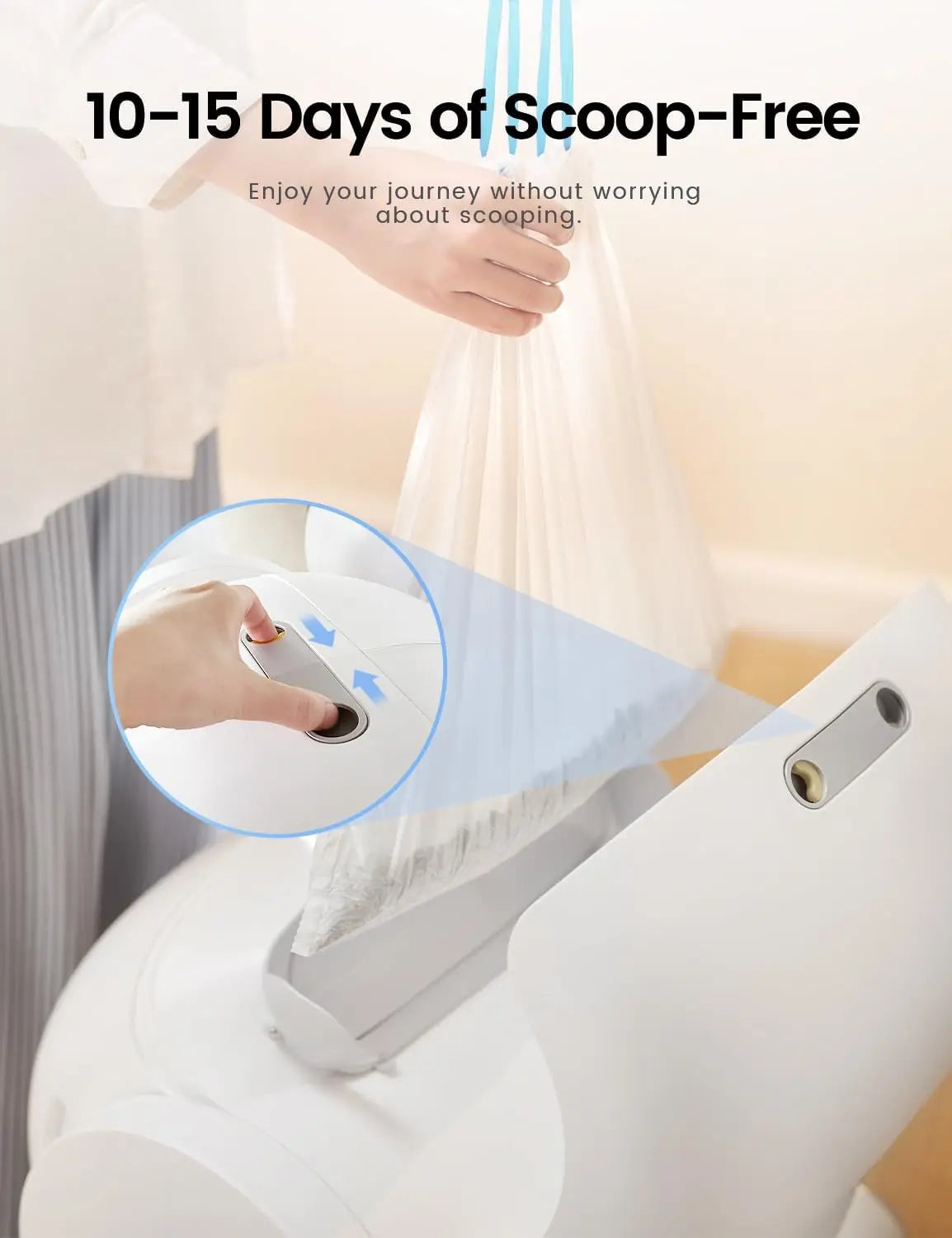 LELO ELVES Self Cleaning Cat Litter Box With APP Control