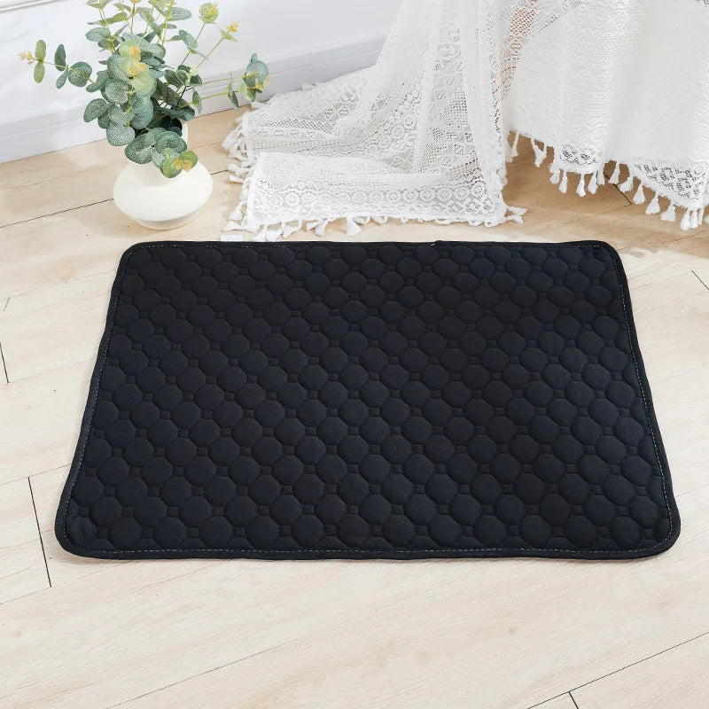 NONECN Washable Dog Pee Pad Blanket Diaper Mat For Training
