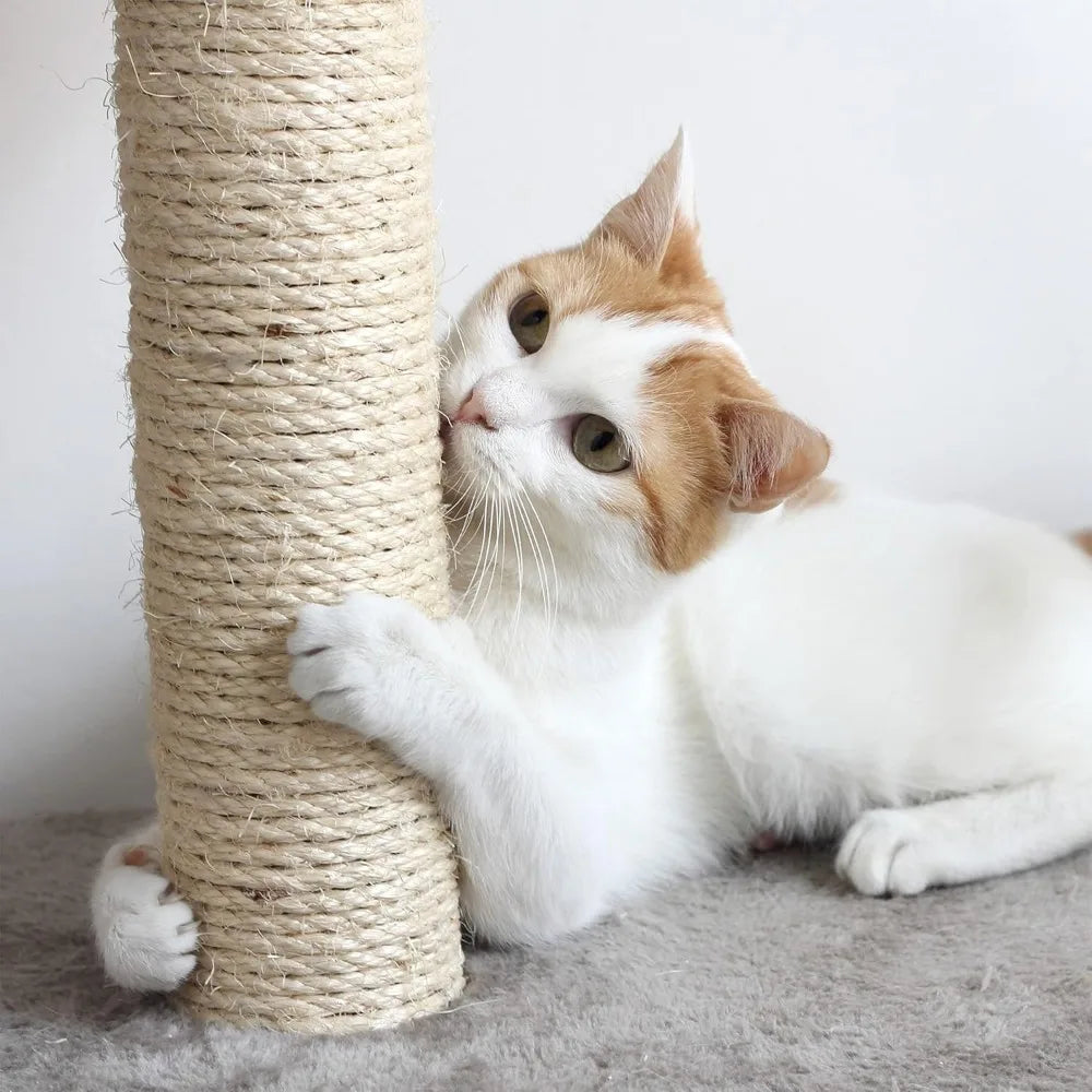 Breed Cat Tree Three Tier Tower Napping and Scratch Post