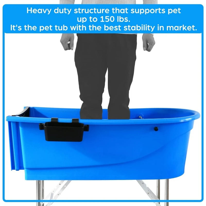 Pet Grooming Bathtub Dog Wash Station Heavy Duty Bathing Tub