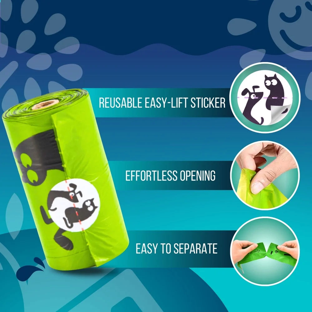 DUTRIEUX Biobased Dog Poop Bags 720 Count Free Dispenser