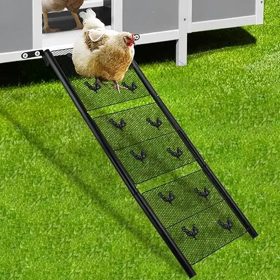 Adjustable Chicken Coop Ramp and Ladder Stainless Steel