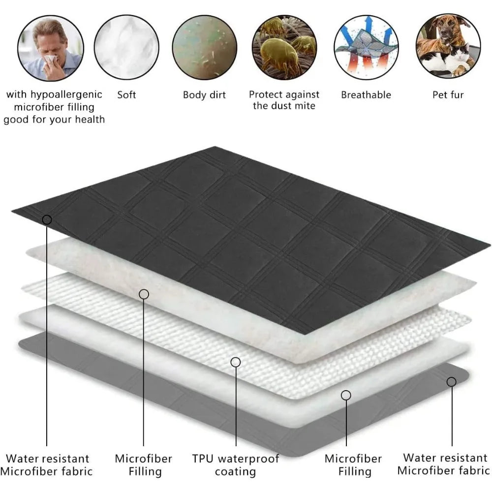 Waterproof Reversible Dog Blanket Protector For Furniture