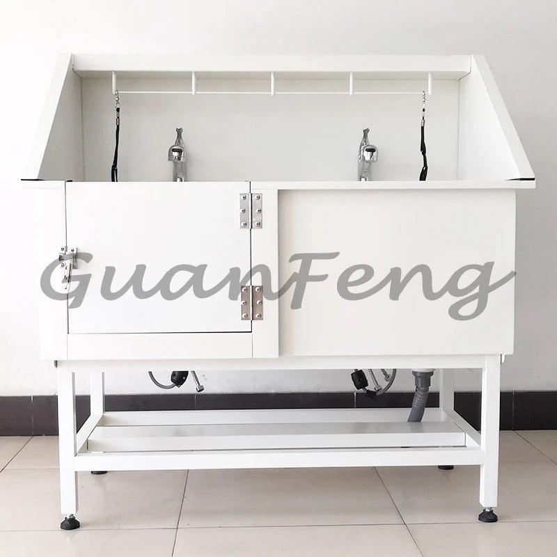 EURVET Stainless Steel Pet Bathtub With Spray Shower Head