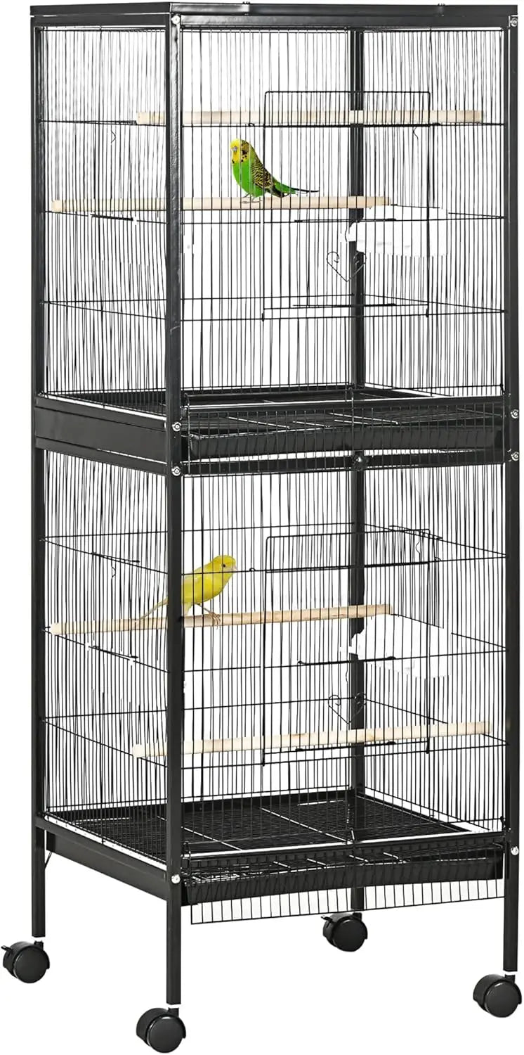 Indoor Multi Door Bird Cage Aviary For Canary Finch Conure