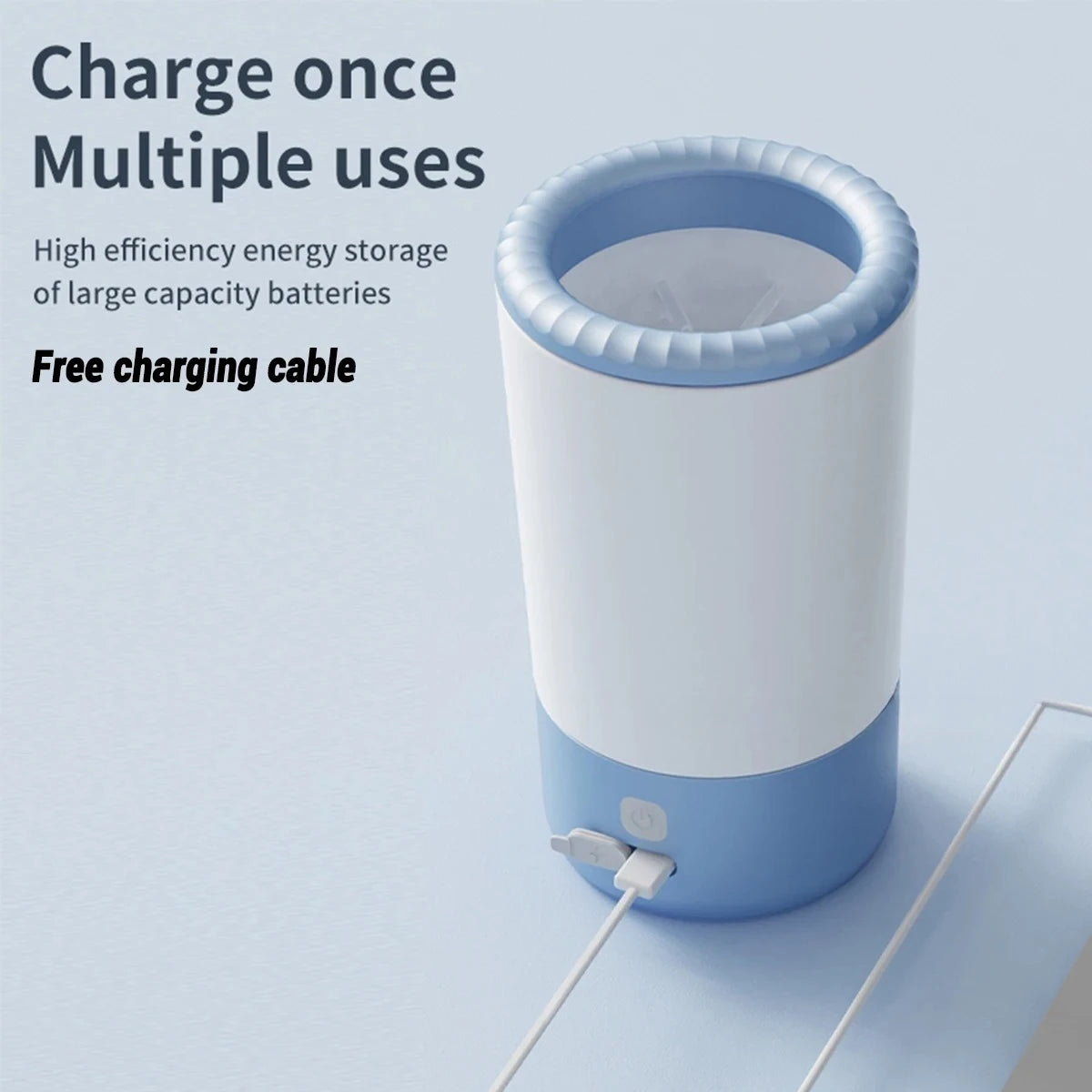 Pet Paw Cleaner Electric Portable Foot Wash Cup USB Rechargeable
