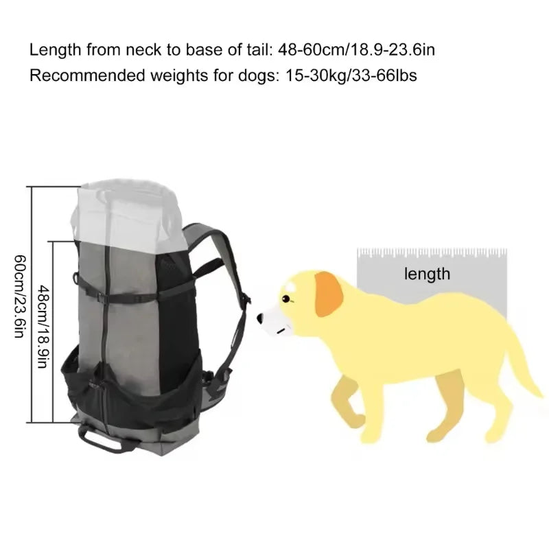 Breathable Hiking Pet Dog Carrier Travel Backpack Outdoor