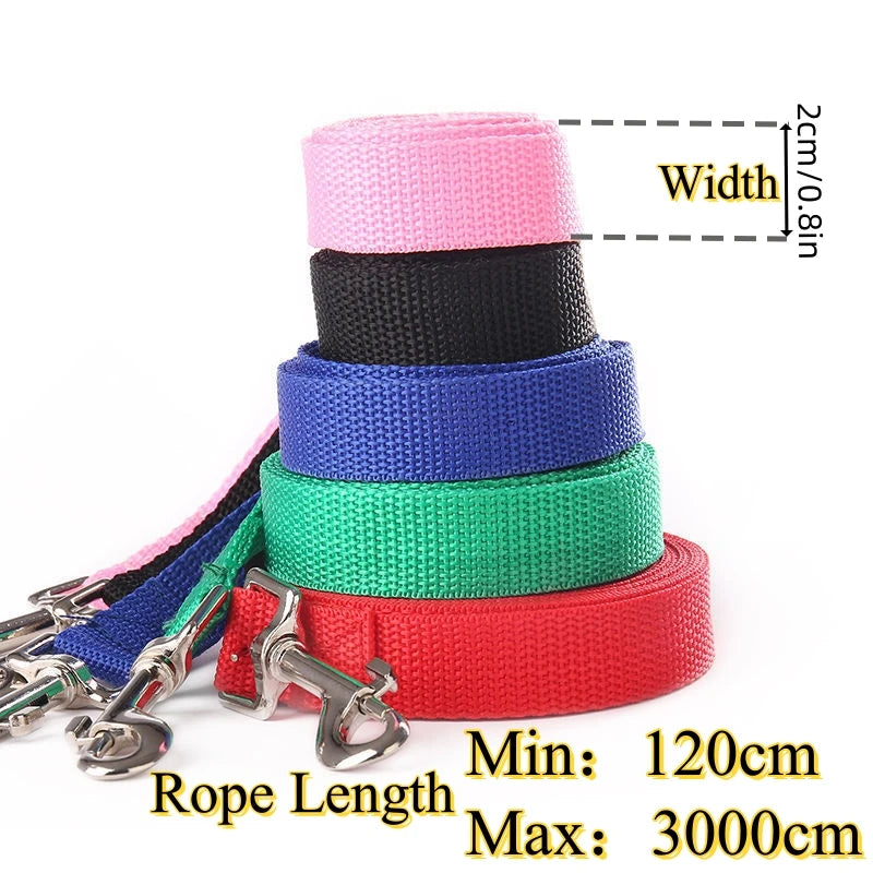NONECN Reflective Nylon Dog Leash For Outdoor Training