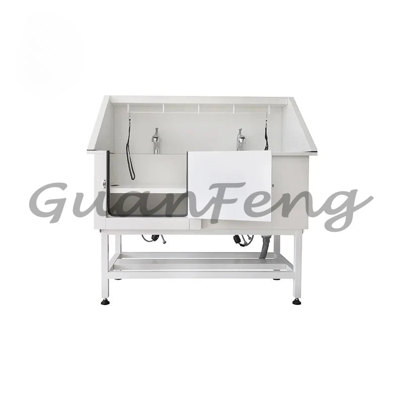 EURVET Stainless Steel Pet Bathtub With Spray Shower Head