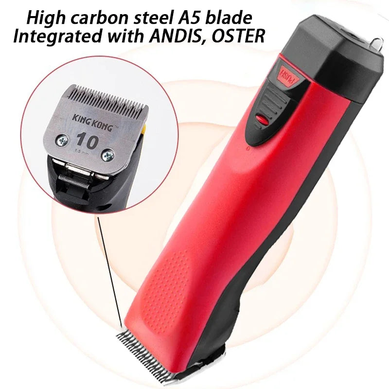 35W Professional Pet Hair Clipper Cordless Dog Cat Grooming Trimmer