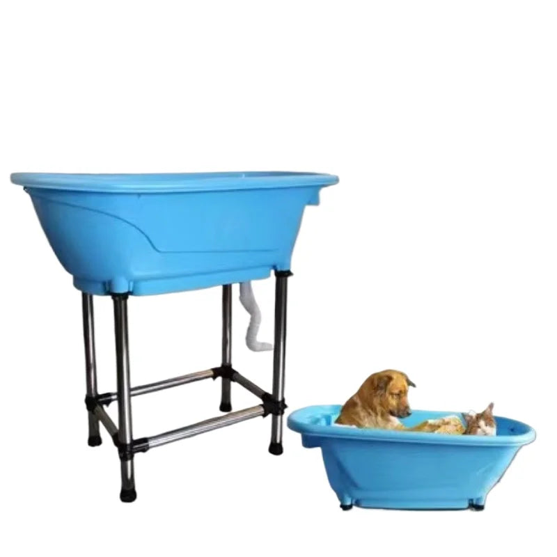 Non-Slip Pet Bathtub With StainlessSteel Legs For Dogs And Cats